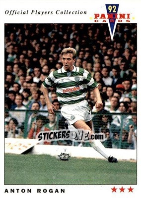 Sticker Anton Rogan - UK Players Collection 1991-1992 n. 304 - Panini