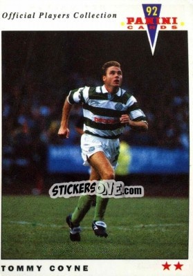 Sticker Tommy Coyne - UK Players Collection 1991-1992 n. 310 - Panini