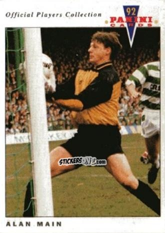 Sticker Alan Main - UK Players Collection 1991-1992 n. 314 - Panini