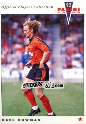 Sticker Dave Bowman - UK Players Collection 1991-1992 n. 315 - Panini