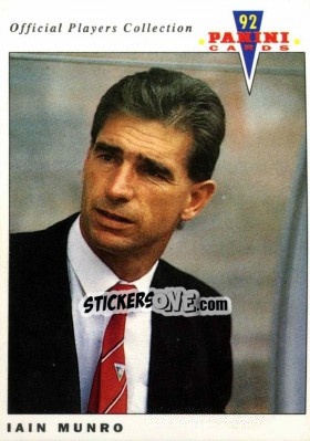 Sticker Iain Munro - UK Players Collection 1991-1992 n. 325 - Panini