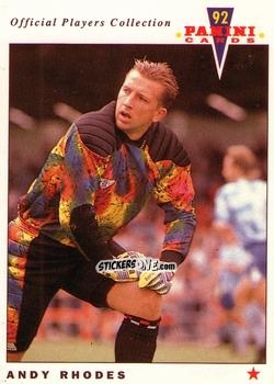 Sticker Andy Rhodes - UK Players Collection 1991-1992 n. 326 - Panini