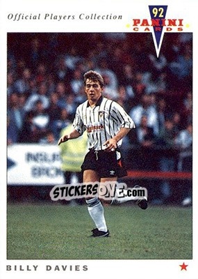 Sticker Billy Davis - UK Players Collection 1991-1992 n. 330 - Panini