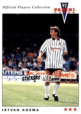 Sticker Istvan Kozma - UK Players Collection 1991-1992 - Panini