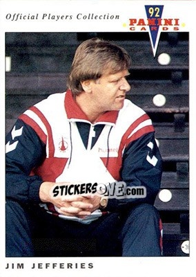 Sticker Jim Jefferies - UK Players Collection 1991-1992 n. 337 - Panini