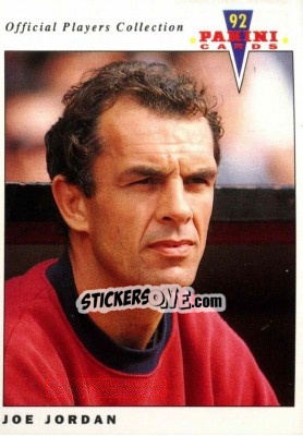 Cromo Joe Jordan - UK Players Collection 1991-1992 - Panini