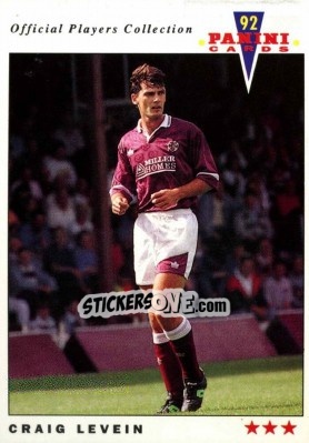 Sticker Craig Levein - UK Players Collection 1991-1992 - Panini