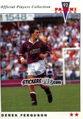 Sticker Derek Ferguson - UK Players Collection 1991-1992 - Panini