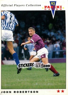 Sticker John Robertson - UK Players Collection 1991-1992 n. 359 - Panini