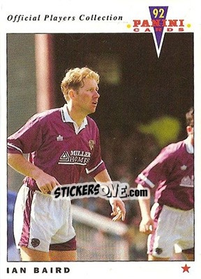 Sticker Ian Baird - UK Players Collection 1991-1992 - Panini