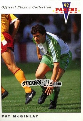 Sticker Pat McGinlay - UK Players Collection 1991-1992 - Panini