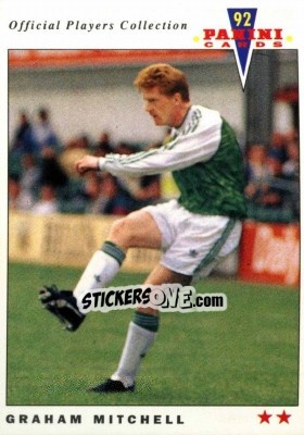Sticker Graham Mitchell - UK Players Collection 1991-1992 - Panini