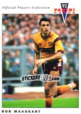 Sticker Bob Maaskant - UK Players Collection 1991-1992 n. 375 - Panini