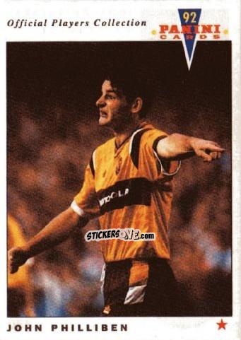 Figurina John Philliben - UK Players Collection 1991-1992 n. 377 - Panini