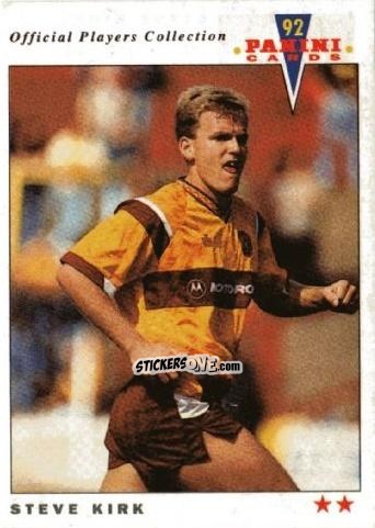 Figurina Steve Kirk - UK Players Collection 1991-1992 n. 380 - Panini