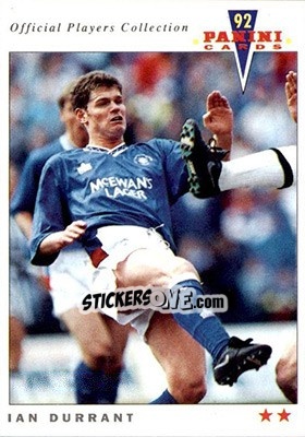 Sticker Ian Durrant - UK Players Collection 1991-1992 - Panini