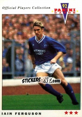 Sticker Iain Ferguson - UK Players Collection 1991-1992 - Panini