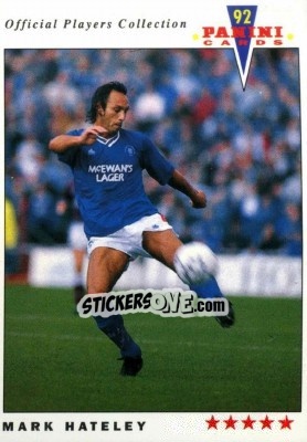 Sticker Mark Hateley - UK Players Collection 1991-1992 n. 398 - Panini