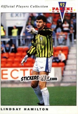 Sticker Lindsay Hamilton - UK Players Collection 1991-1992 n. 400 - Panini