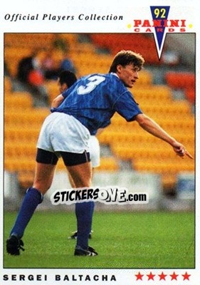 Sticker Sergei Baltacha - UK Players Collection 1991-1992 n. 402 - Panini
