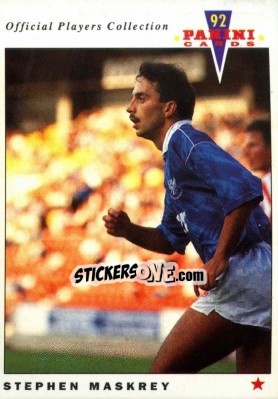 Sticker Stephen Maskrey - UK Players Collection 1991-1992 n. 408 - Panini