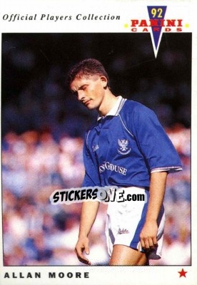 Sticker Allan Moore - UK Players Collection 1991-1992 - Panini