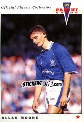 Sticker Allan Moore - UK Players Collection 1991-1992 n. 409 - Panini