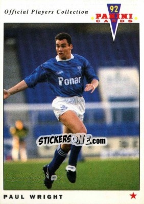 Sticker Paul Wright - UK Players Collection 1991-1992 n. 410 - Panini