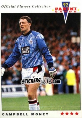 Sticker Campbell Money - UK Players Collection 1991-1992 - Panini