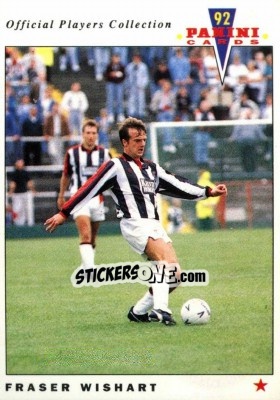 Sticker Fraser Wishart - UK Players Collection 1991-1992 - Panini
