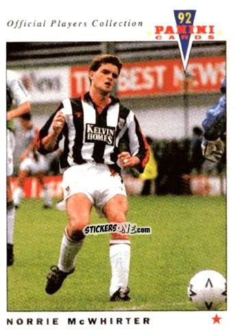 Sticker Norrie McWhirter - UK Players Collection 1991-1992 n. 415 - Panini