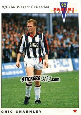 Sticker Chic Charnley - UK Players Collection 1991-1992 - Panini