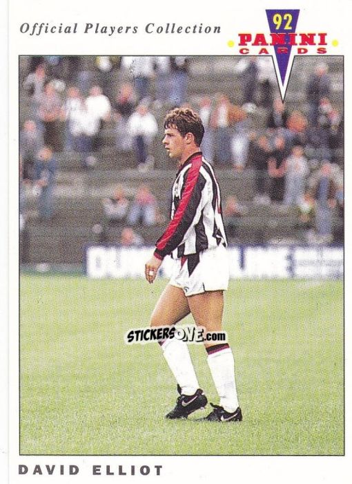 Cromo David Elliot - UK Players Collection 1991-1992 n. 420 - Panini