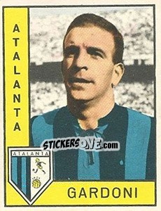 Cromo Pietro Gardoni - Calciatori 1962-1963 - Panini