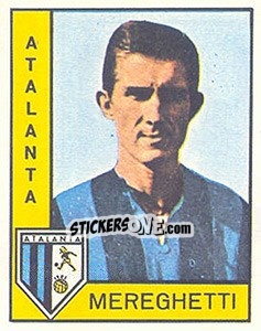 Sticker Mario Mereghetti - Calciatori 1962-1963 n. 10 - Panini