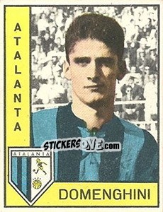 Figurina Angelo Domenghini - Calciatori 1962-1963 - Panini