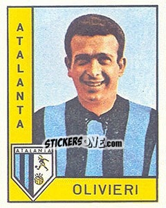 Sticker Rinaldo Olivieri - Calciatori 1962-1963 n. 16 - Panini