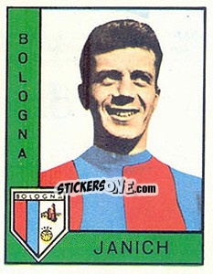 Sticker Francesco Janich - Calciatori 1962-1963 - Panini