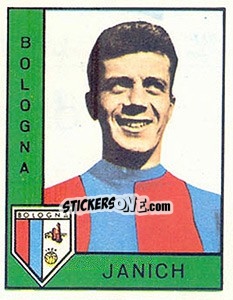 Sticker Francesco Janich - Calciatori 1962-1963 n. 23 - Panini