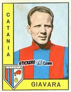 Sticker Franco Giavara - Calciatori 1962-1963 n. 35 - Panini