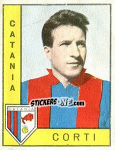 Sticker Mario Corti - Calciatori 1962-1963 - Panini
