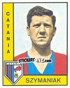 Figurina Horst Szymaniak - Calciatori 1962-1963 - Panini