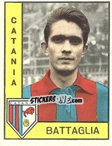 Sticker Roberto Battaglia - Calciatori 1962-1963 n. 43 - Panini