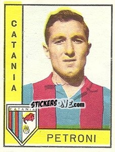 Figurina Bruno Petroni - Calciatori 1962-1963 - Panini