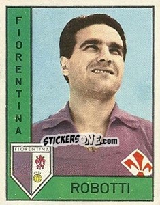 Cromo Enzo Robotti - Calciatori 1962-1963 - Panini