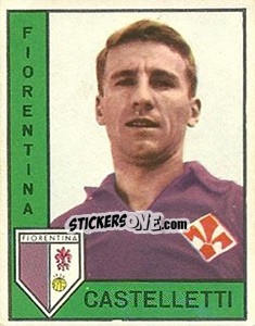 Figurina Sergio Castelletti - Calciatori 1962-1963 - Panini