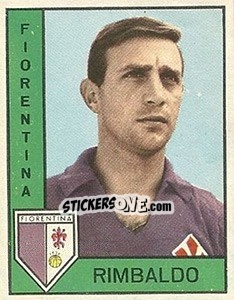 Figurina Claudio Rimbaldo - Calciatori 1962-1963 - Panini