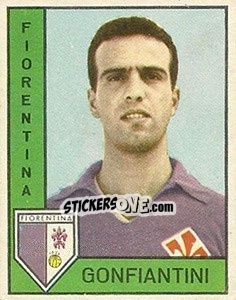 Sticker Pietro Gonfiantini - Calciatori 1962-1963 n. 55 - Panini
