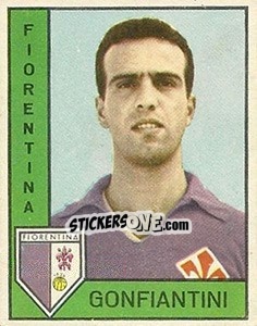 Sticker Pietro Gonfiantini - Calciatori 1962-1963 - Panini