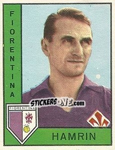 Sticker Kurt Hamrin - Calciatori 1962-1963 n. 59 - Panini